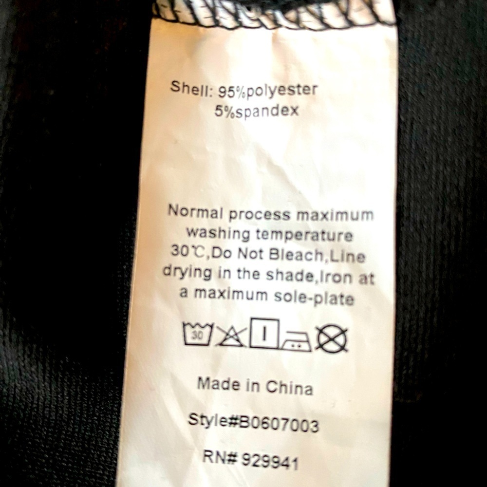 Black stretch flare pants leggings poly spandex elastic waist pull on New Med
C - Picture 7 of 7